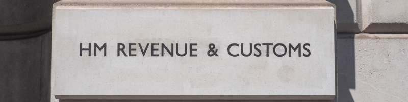 HM Revenue & Customs engraved on wall