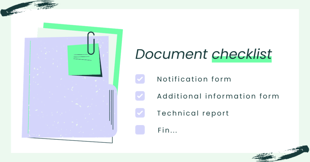A featured image for blog post explaining required documents for an R&D claim