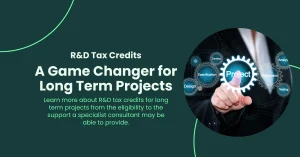 an image for blog post titled R&D tax credits for long term projects