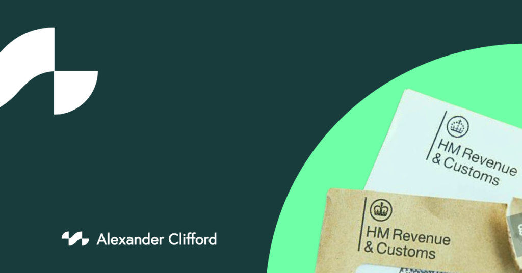 Letters from HMRC regarding a Claim Notification Form (CNF) with Alexander Clifford branding